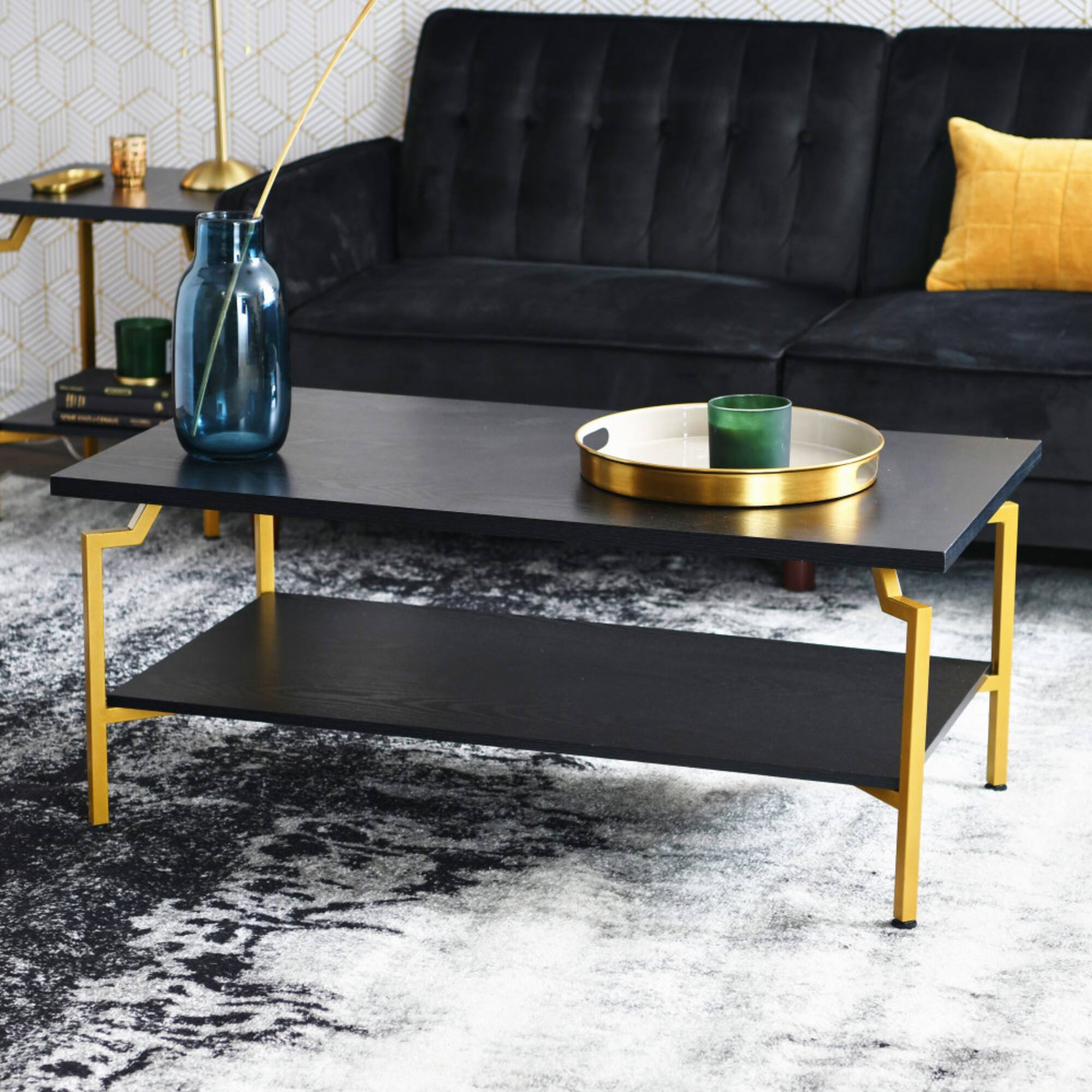 Household Essentials 43" Crown Coffee Table